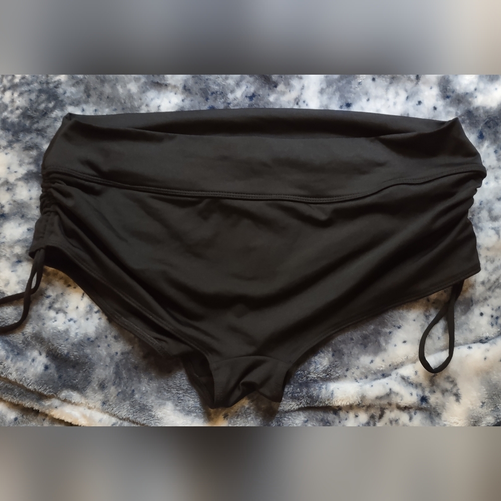 PINK Victoria's Secret Black Swim Bottoms
